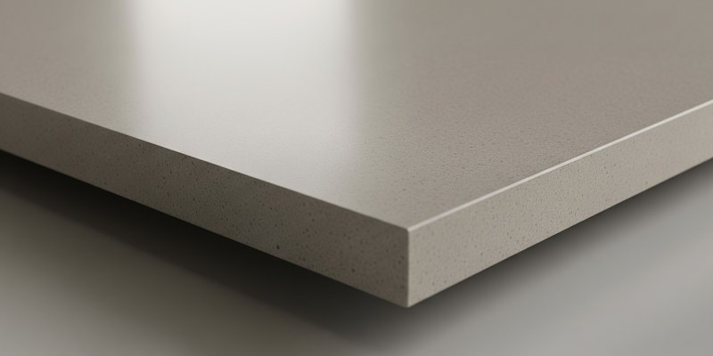 Close-up of solid surface material